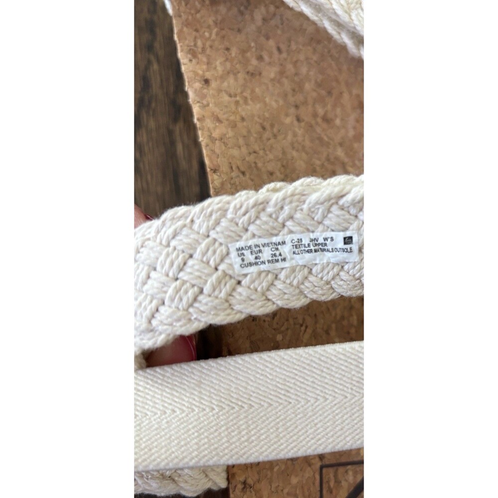 Reef Cushion Rem Hi Sandals Women 9 Slingback Whisper White Beach Travel - Picture 7 of 7